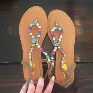 Colorful Sandals Size 8/9